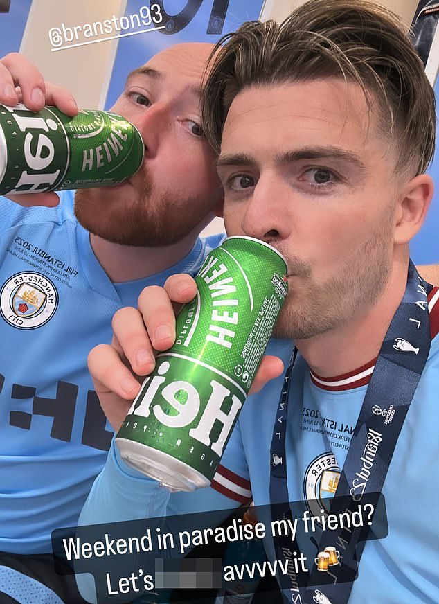 Inside Man City's Treble party: Manchester City's Champions League title celebrations are in full-swing