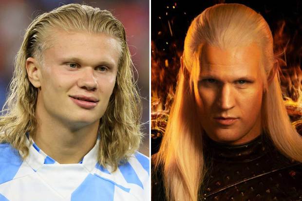 Haaland nicknamed Daemon by teammates over likeness to House of the Dragon star