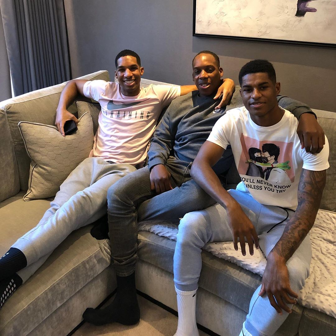 Marcus's brothers, Dwaine Maynard and Dane Rashford, will still handle his football career