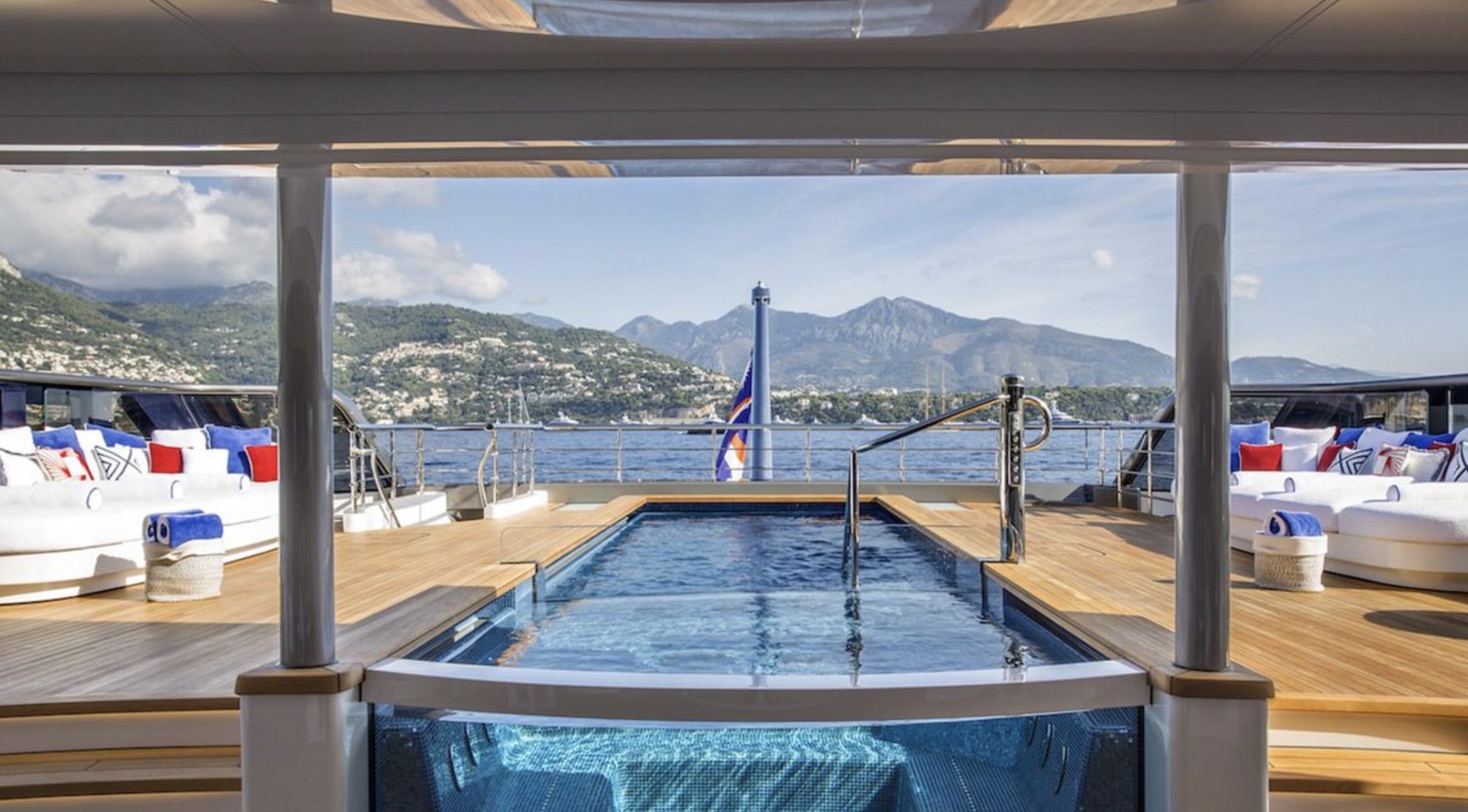 The £1.6million a week yacht is the ultimate accommodation for the rich and famous