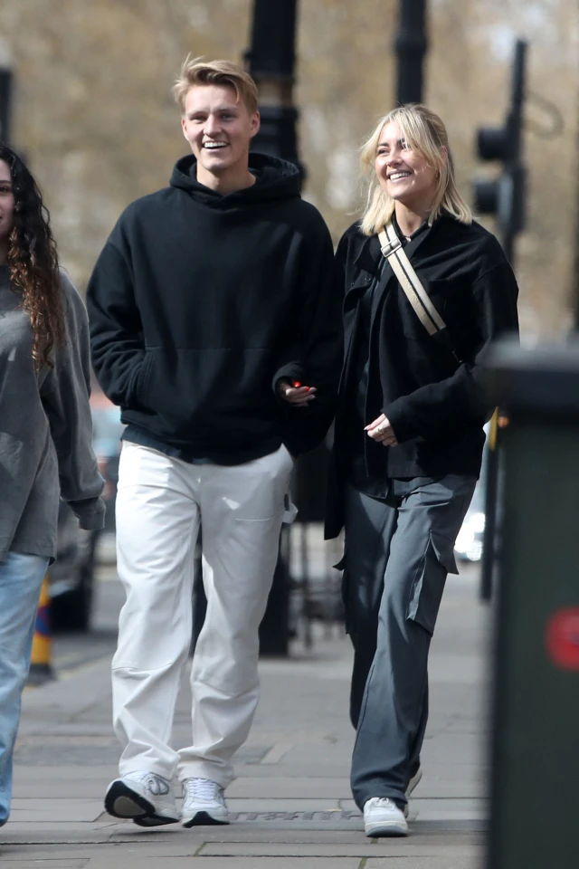 Martin Odegaard and stunning partner Helene Spilling seen together for  first time as pair hold hands on London date day | The US Sun