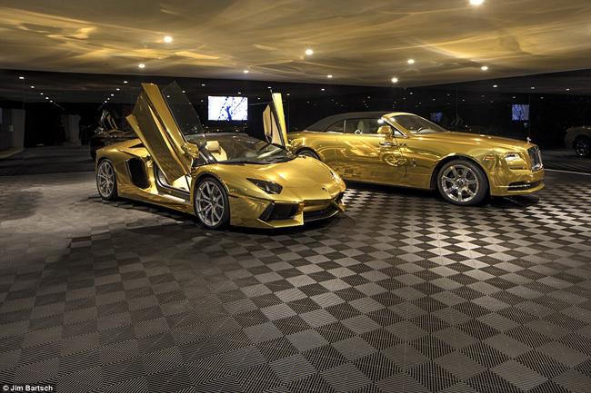 Đã mắt” ngắm biệt thự 100 triệu USD kèm 2 siêu xe dát vàng
