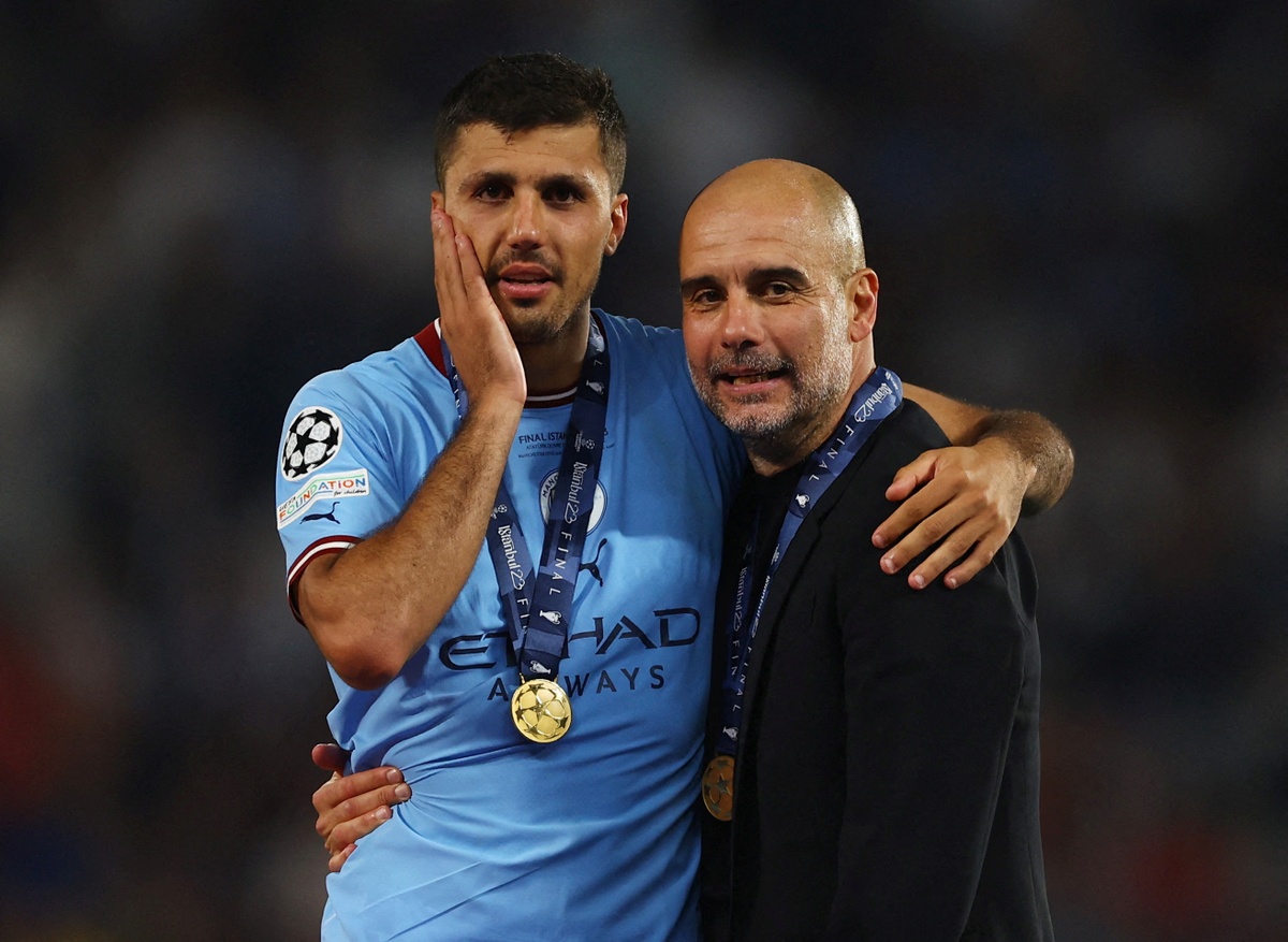 The pivotal changes helped Man City become champions of the Champions League.