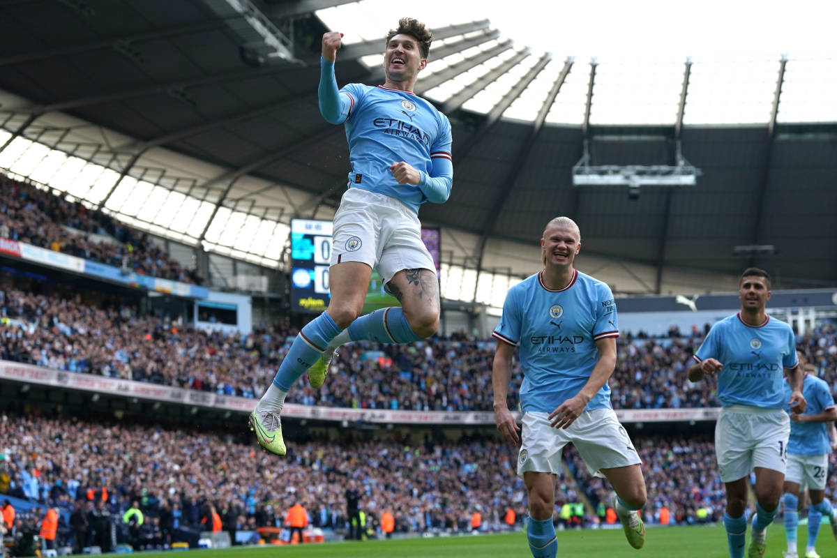 John Stones scores great goal as Man City beat Leicester - Futbol on  FanNation