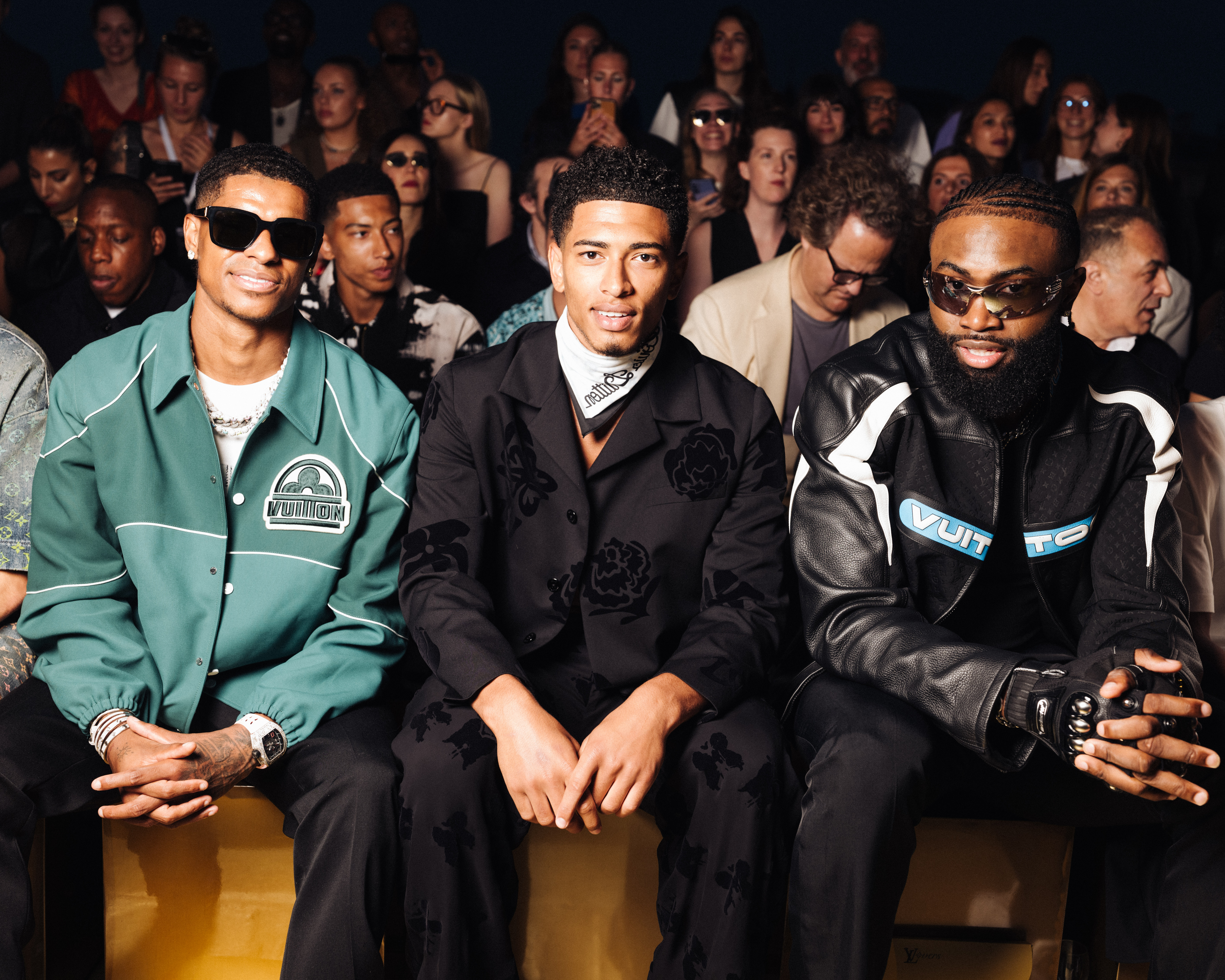 Man United star Marcus Rashford dress to impress at Paris Fashion Week with Bellingham and Alexander-Arnold