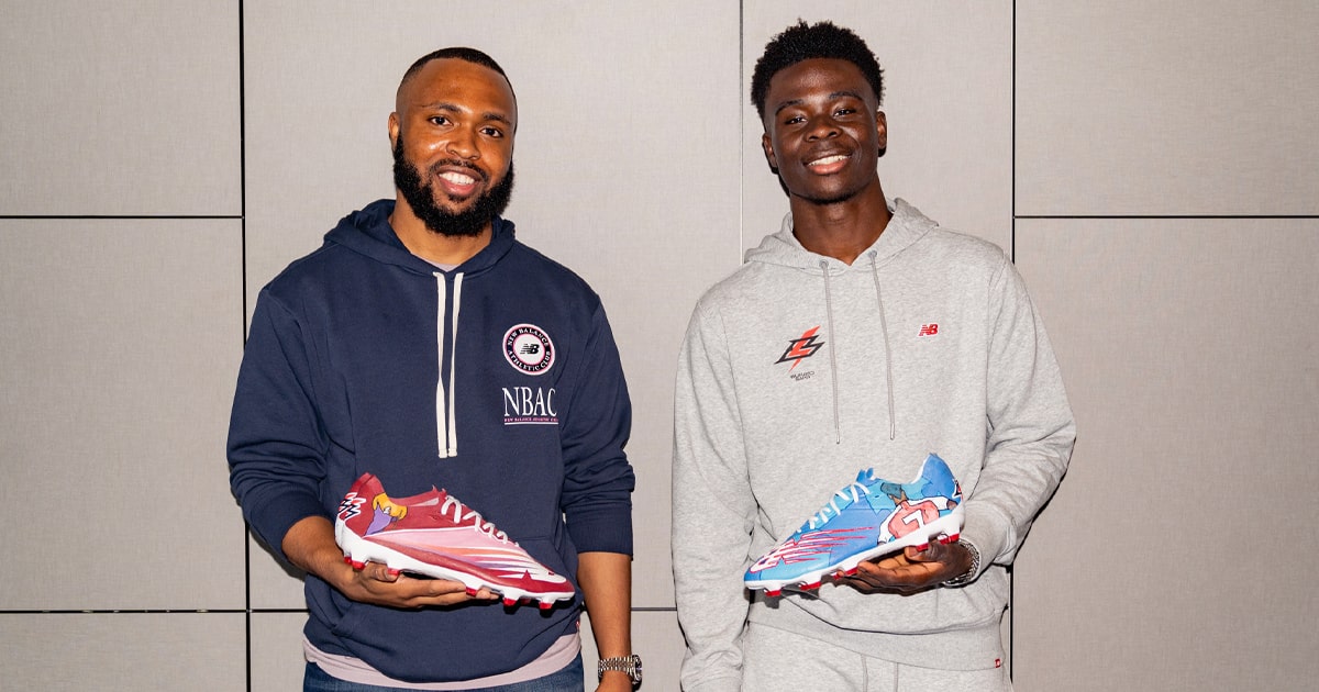 Bukayo Saka Gets Two Signature Boots From New Balance - SoccerBible