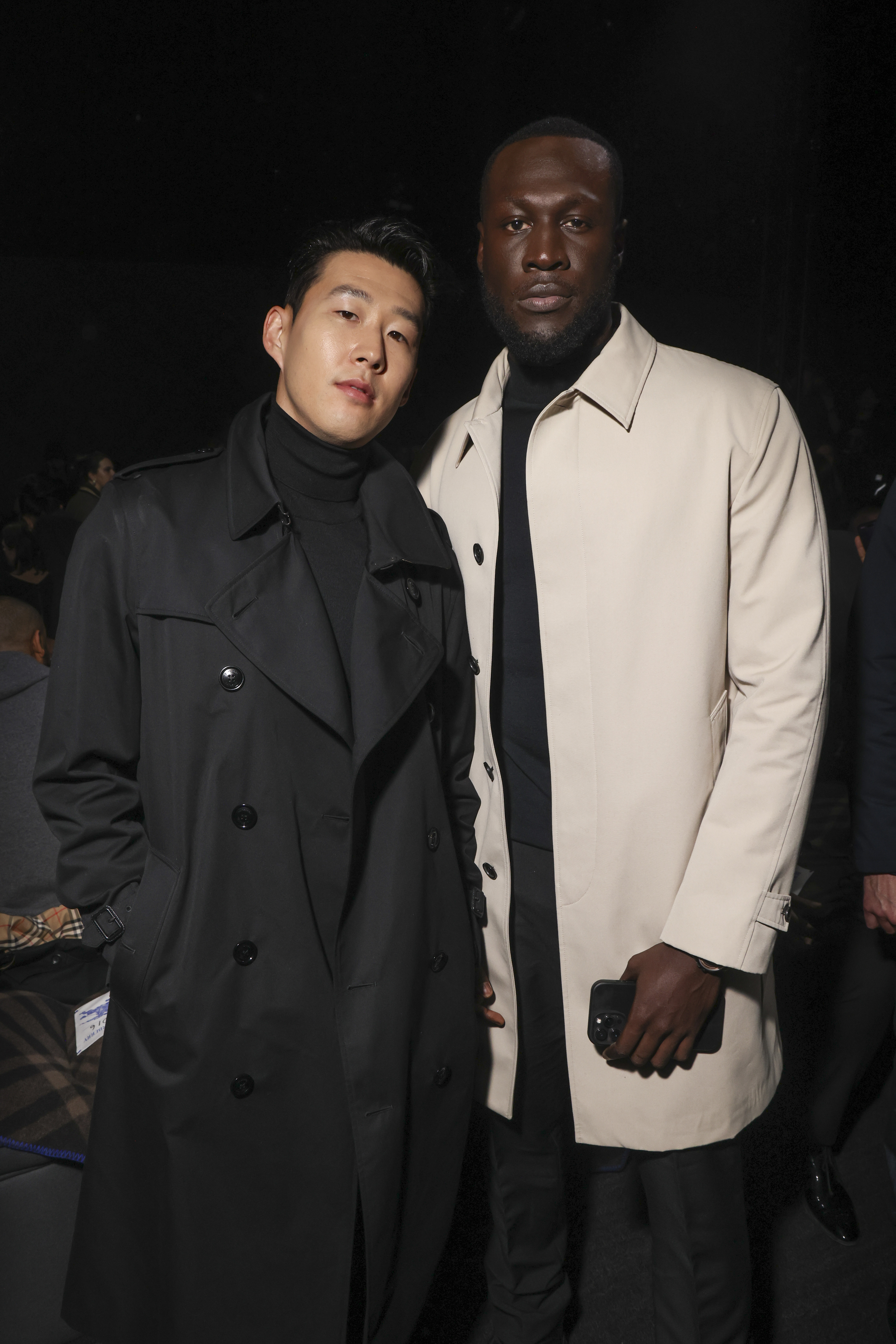 Tottenham star Son Heung-min poses with rap sensation Stormzy