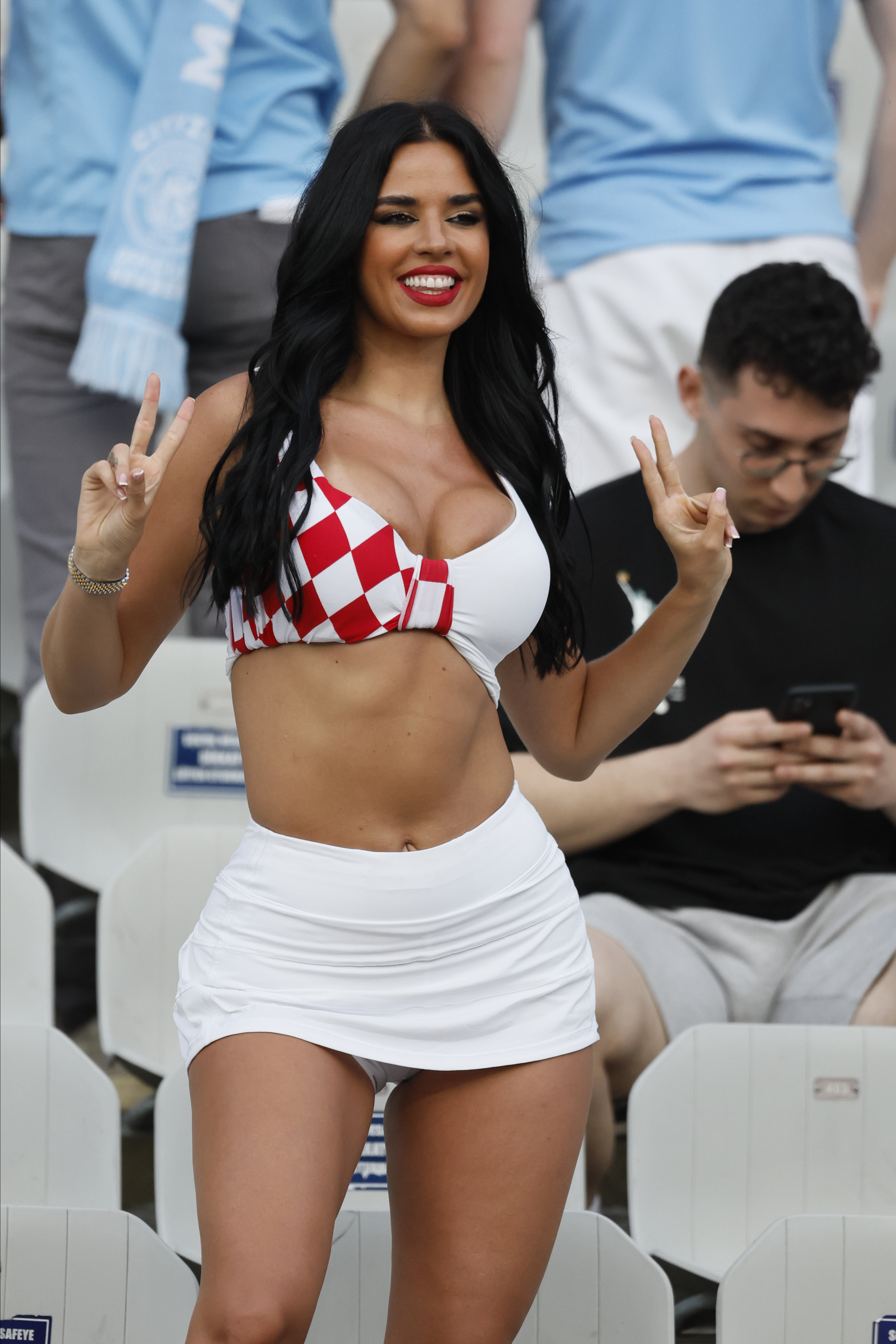 Ivana's social media following rocketed following her avid support for Croatia in their run to the World Cup semi-finals in Qatar