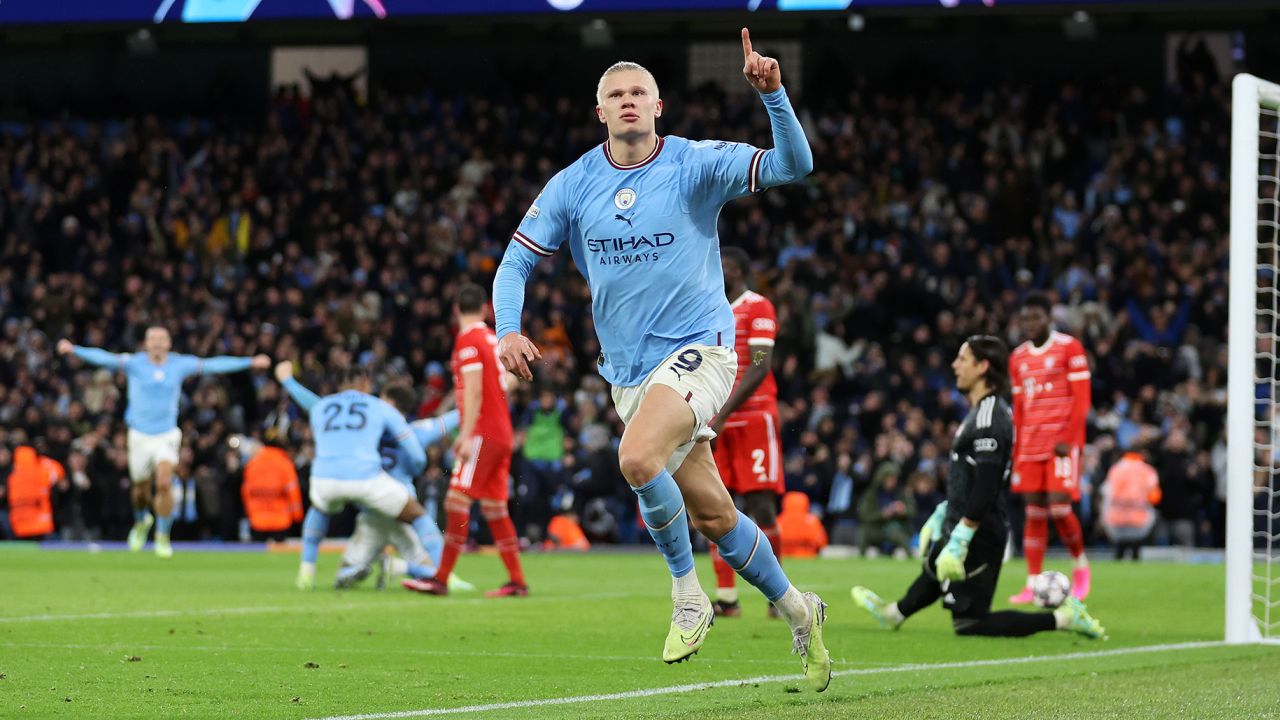 UEFA Champions League: Erling Haaland breaks another scoring record as Manchester City humbles Bayern Munich | CNN