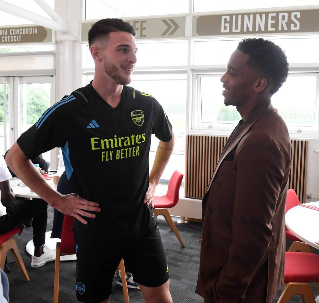 PHOTO GALLERY: Declan Rice had first training session at Arsenal's training center before flying to America