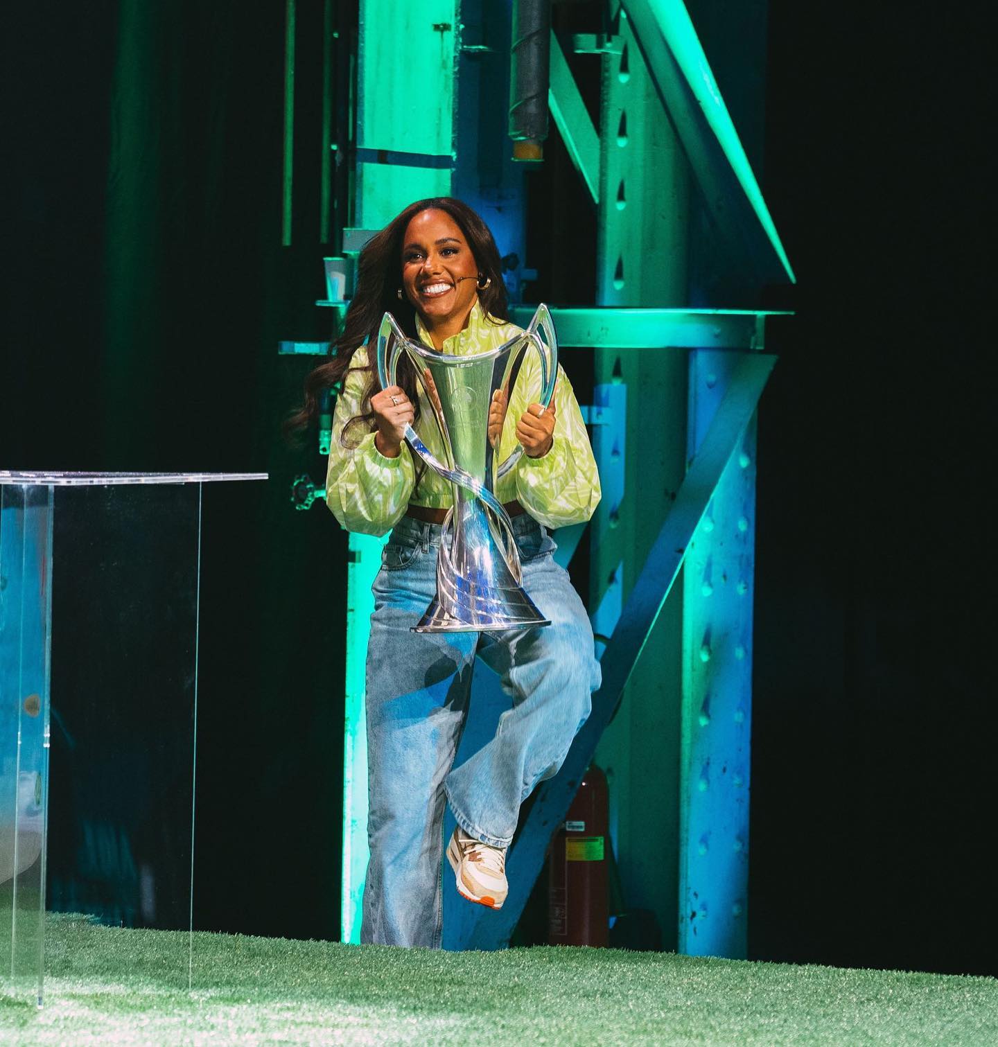 Alex Scott stole the show at the EA SPORTS FC 24 launch event