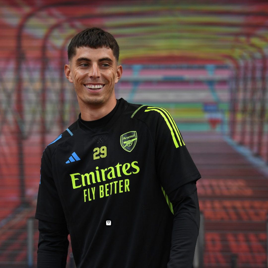 First images Kai Havertz training with his new Arsenal teammates for the first time. - Go News