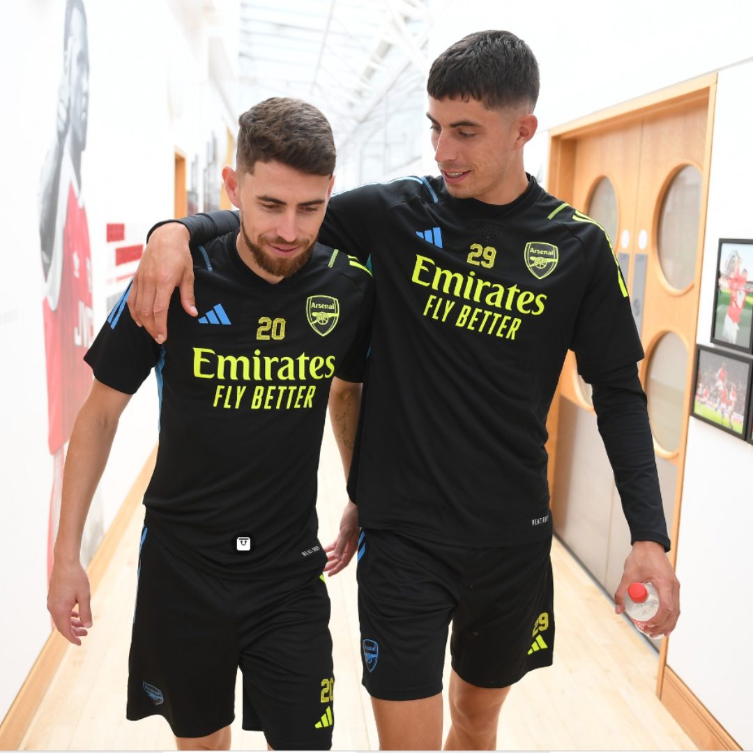 First images Kai Havertz training with his new Arsenal teammates for the first time. - Go News