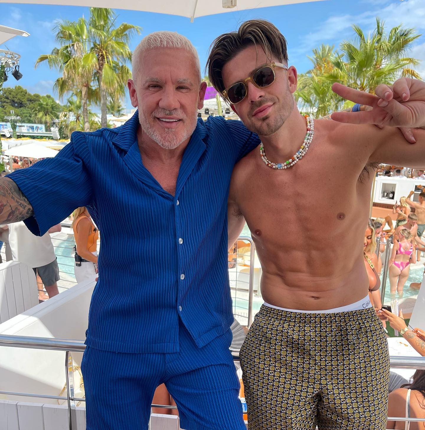 Jack also met up with Wayne Lineker