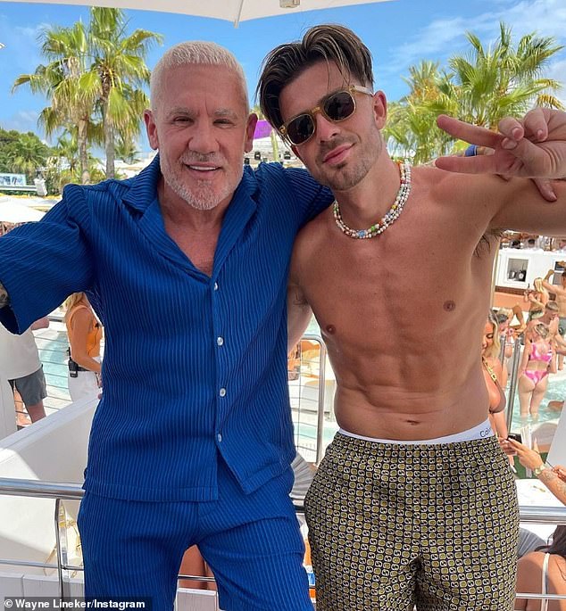 The party continues! Man City star Jack Grealish continues to live it up in Ibiza as he plays a back-to-back set with DJ Fisher in Hi nightclub - before posing with Wayne Lineker - Go News