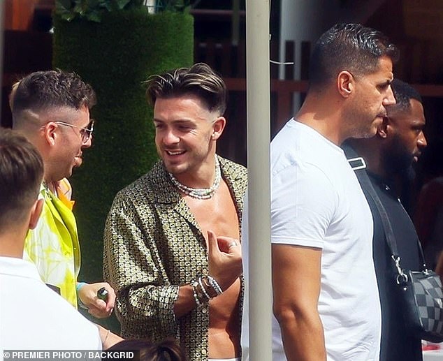 The party continues! Man City star Jack Grealish continues to live it up in Ibiza as he plays a back-to-back set with DJ Fisher in Hi nightclub - before posing with Wayne Lineker - Go News