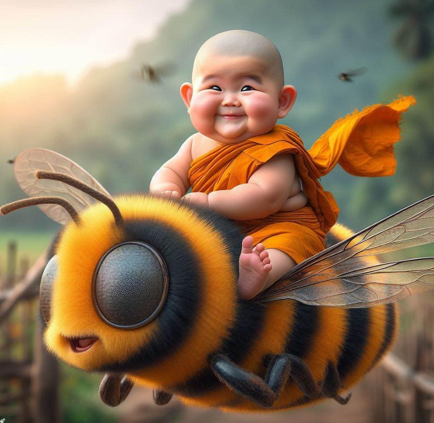 f.Documenting the baby's journey around the world with bees creates a ...