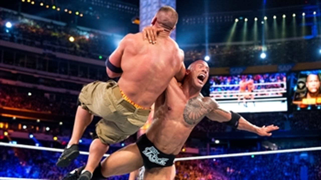 The Rock vs. John Cena - WWE Title Match: WrestleMania 29 (Full Match) |  FOX Sports