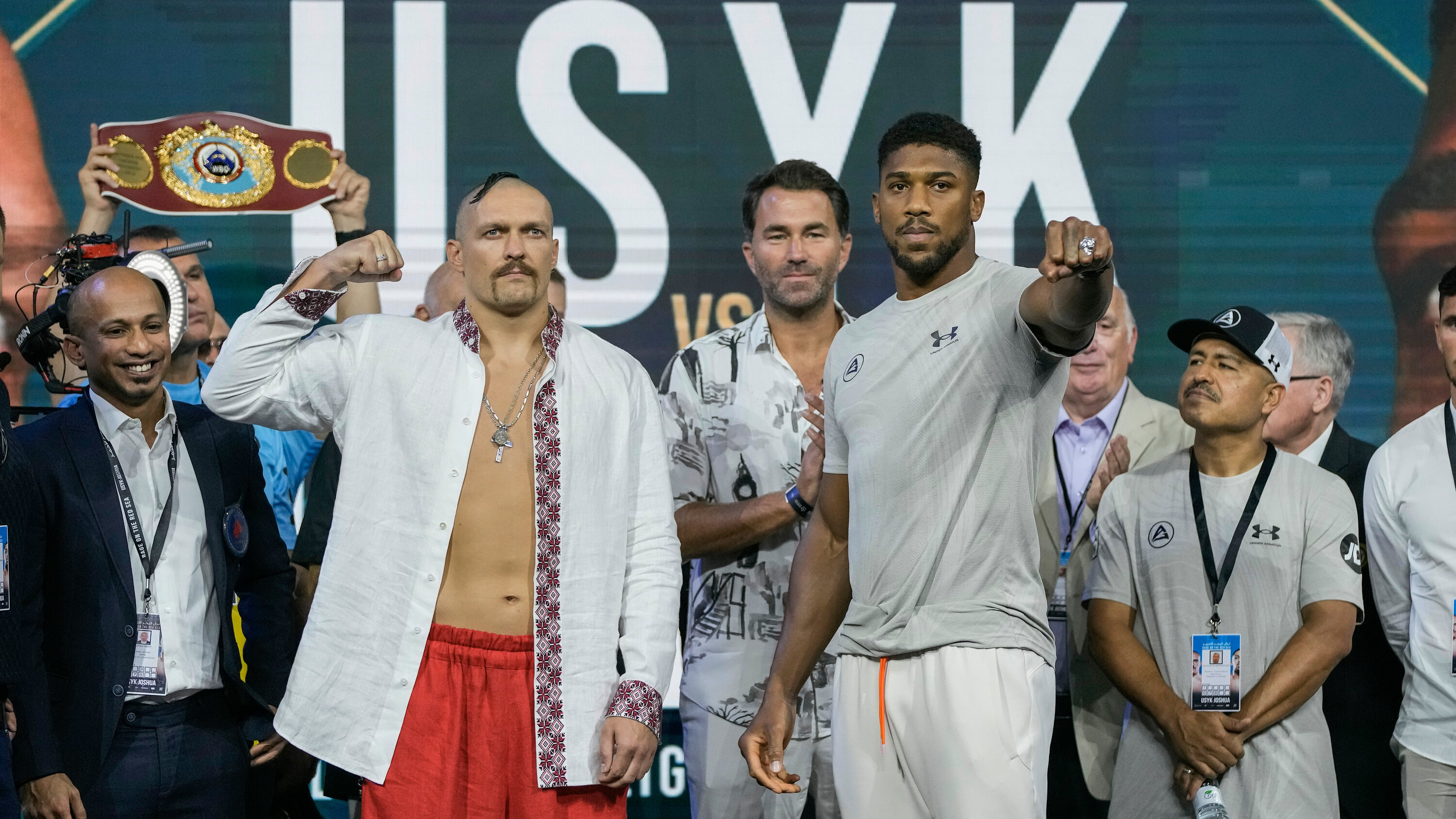 Heavyweight Boxers, Usyk and Joshua, Rematch in Saudi Arabia - The New ...