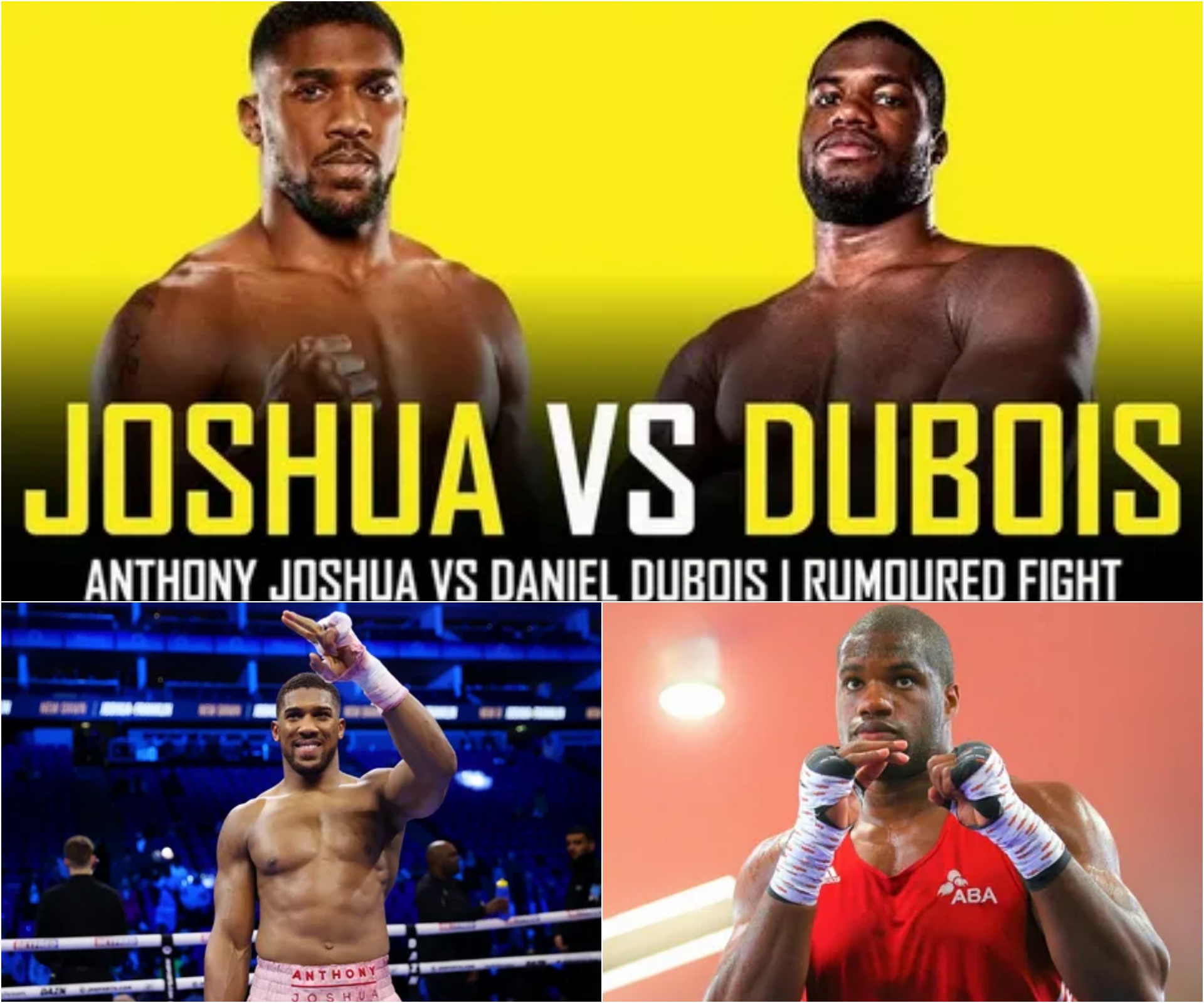 The Classic Civil War Boxing Match: Anthony Joshua Vs. Daniel Dubois ...