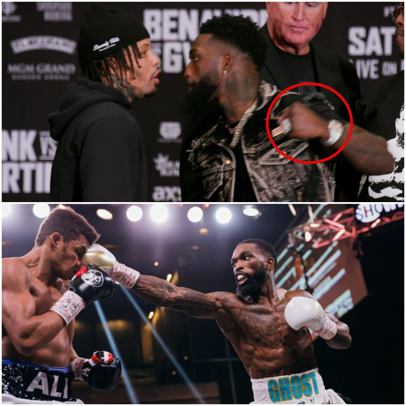 The Surprising Event At The Face Off Between Gervonta Davis And Frank Martin Where A Punch Was