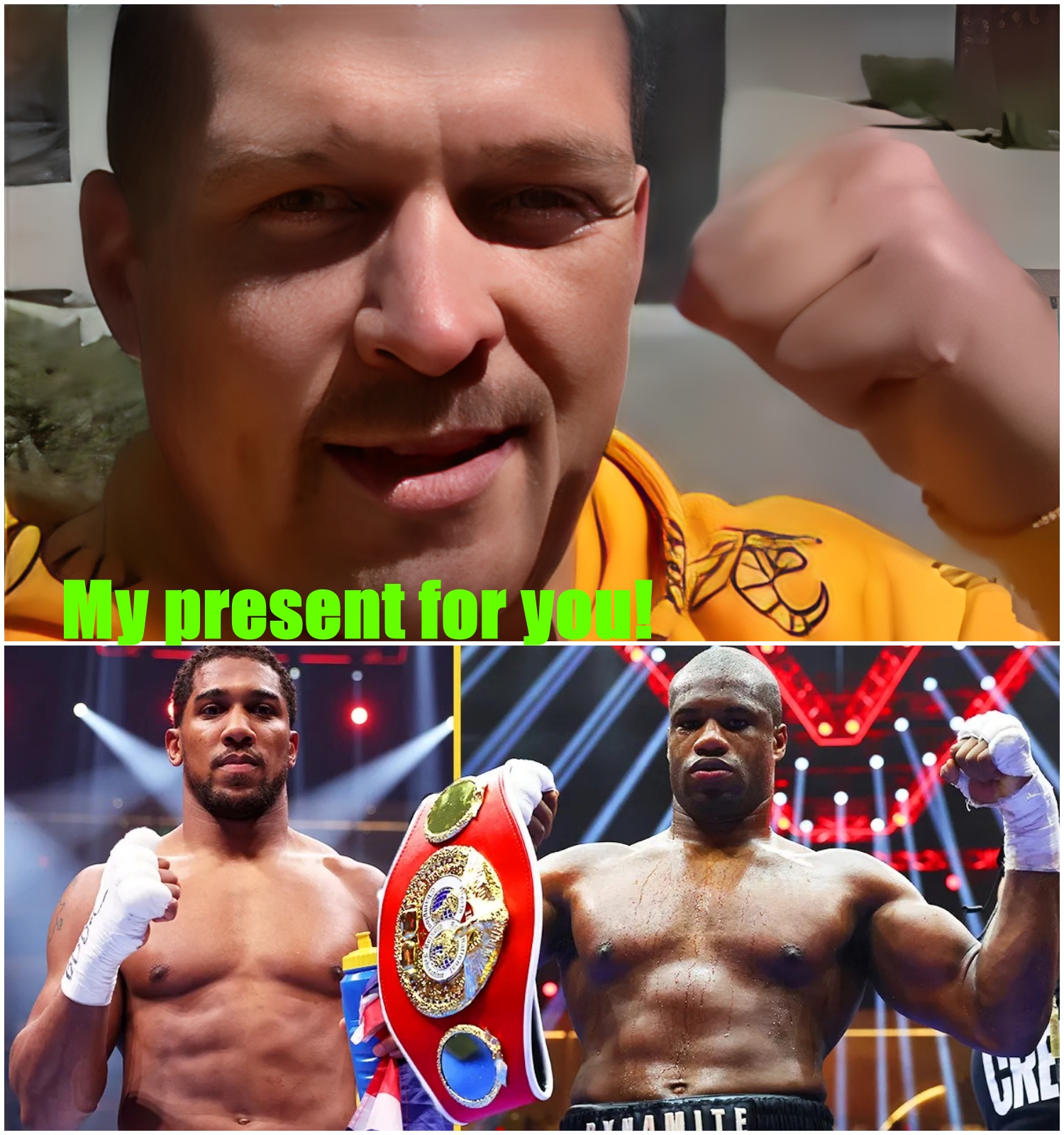 почему усик отдал пояс ibf