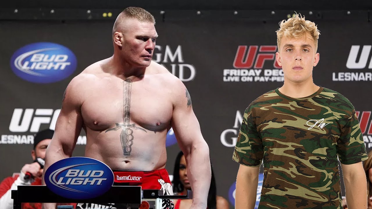 JAKE PAUL VS BROCK LESNAR - MMA FIGHT