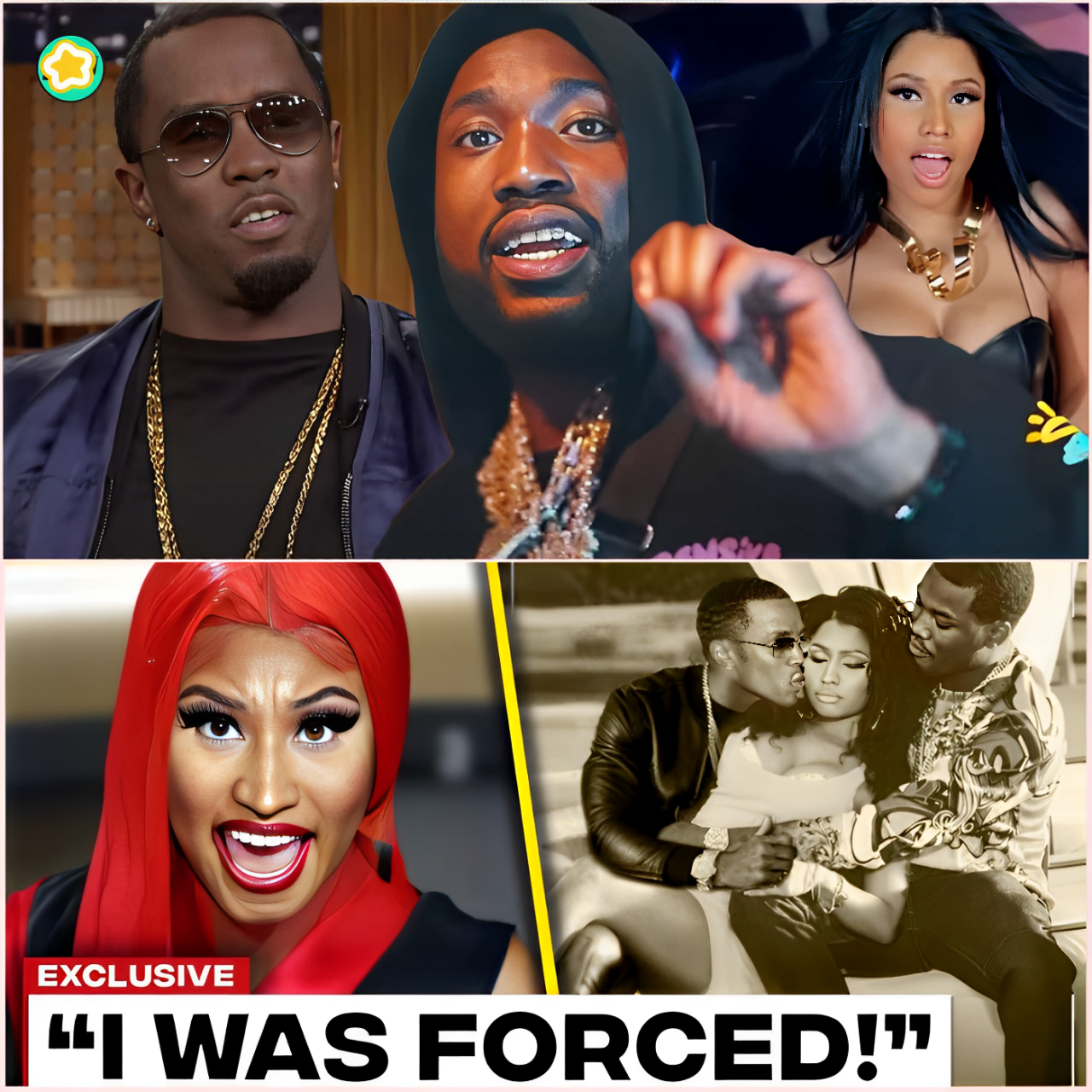 Cover Image for Nicki Minaj RÉVÈLE Des Preuves Sur Comment Meek Mill Et Diddy L’ont FORCÉE À Participer Aux Fêtes “Freak-Offs”