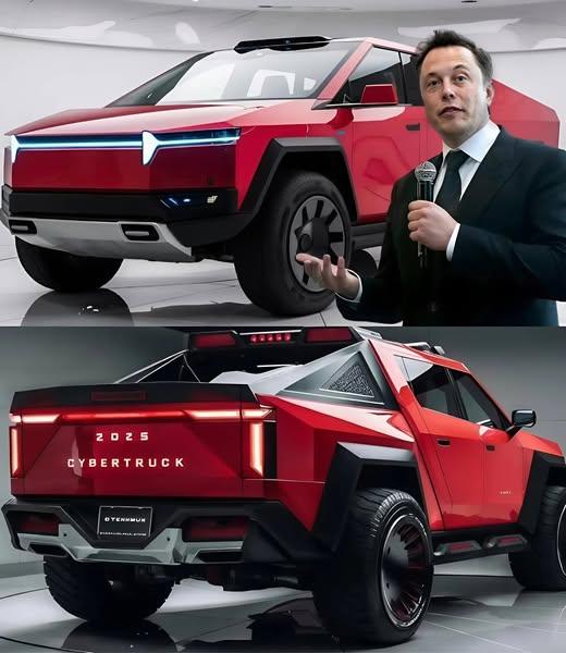 Elon Musk Unveils the Revolutionary 2025 Cybertruck Redesign—A Bold New