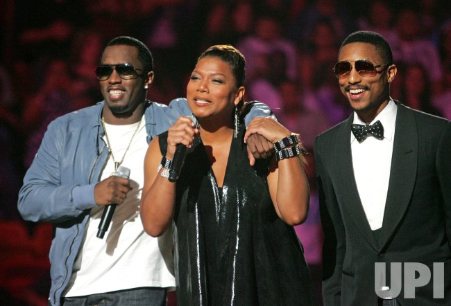 Photo: P Diddy, Queen Latifah and Pharrell co-host the SOS Saving Ourselves  telethon - MIA20100205956 - UPI.com