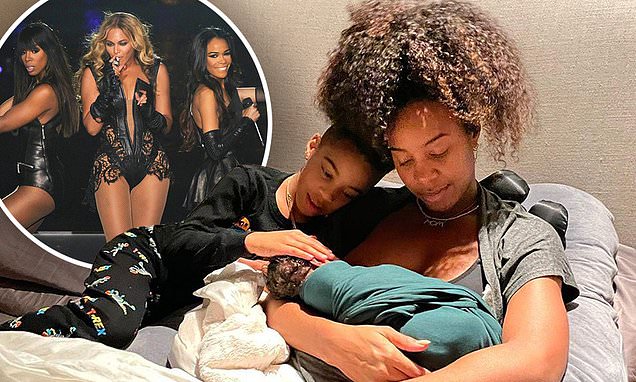 Kelly Rowland reveals her 'sisters' Beyoncé and Michelle Williams watched  her give birth via Zoom | Daily Mail Online