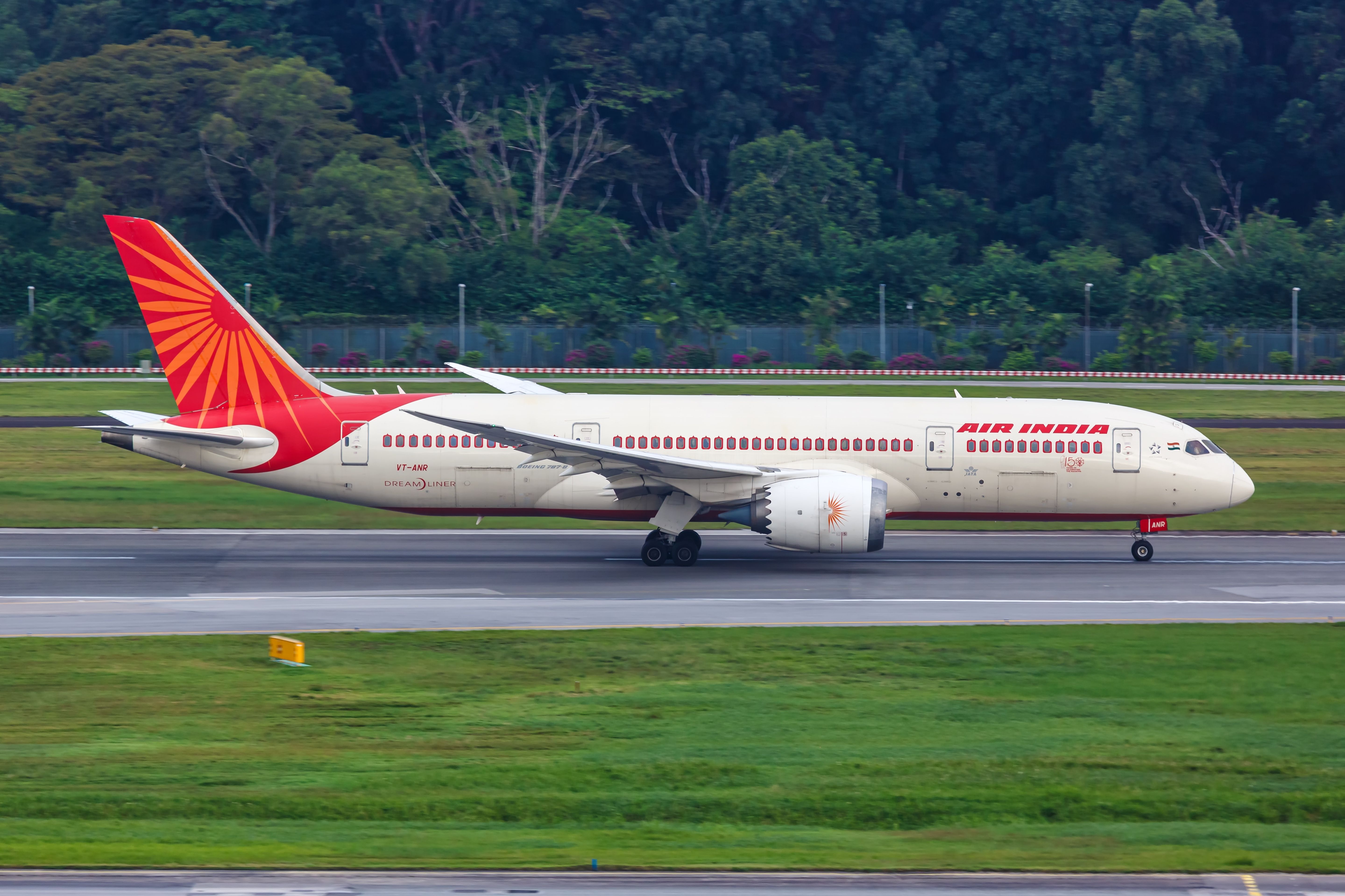 Boeing 787-8 d'Air India à SIN